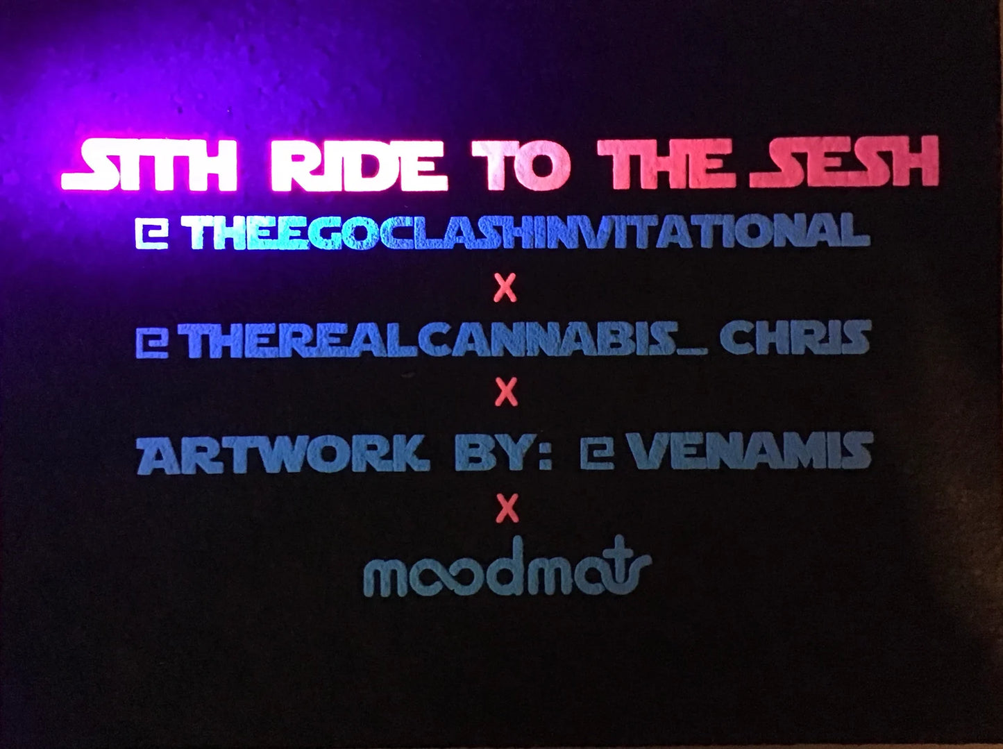 Sith Ride to the Sesh Moodmat